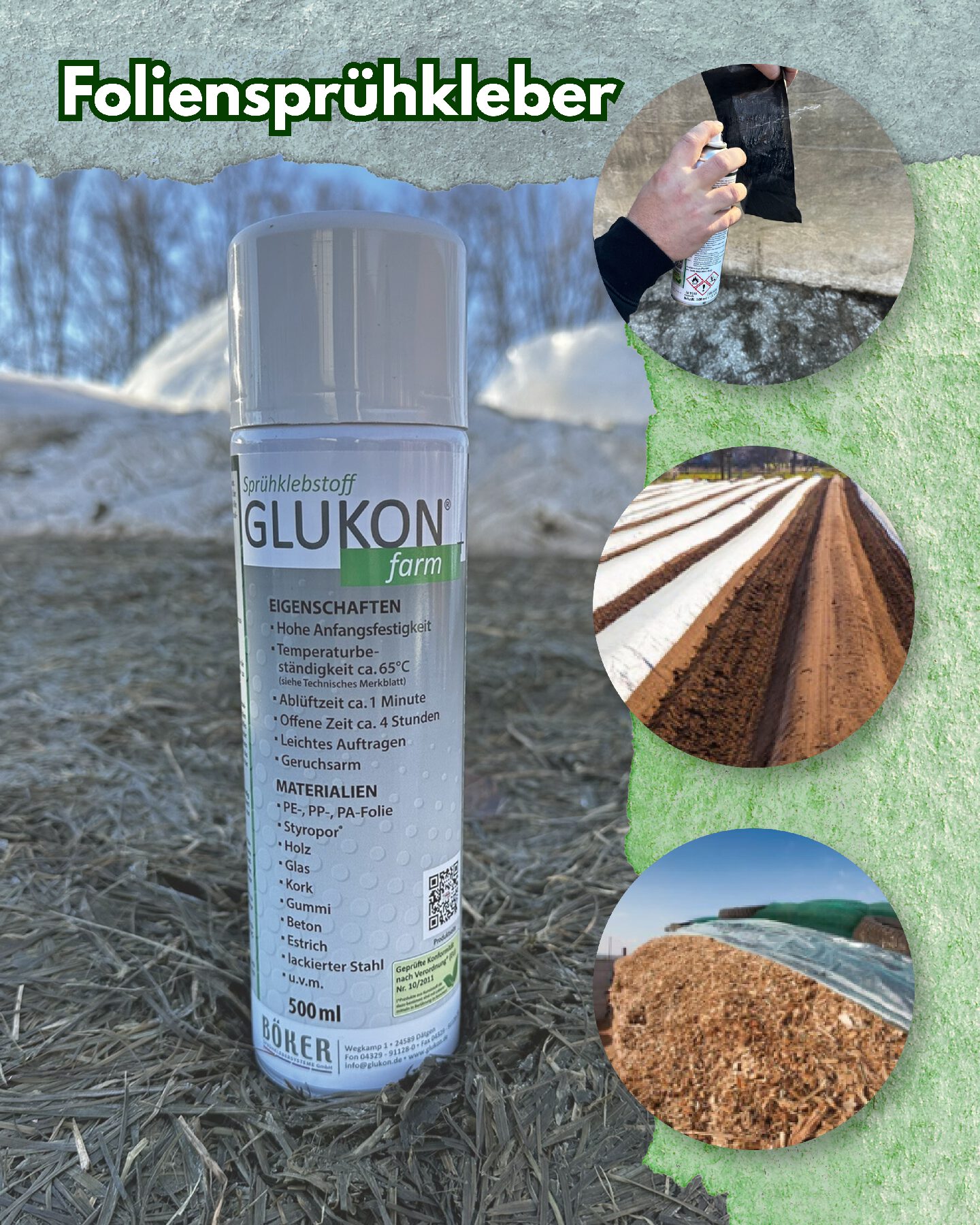 GLUKON® Foliensprühkleber 500ml Dose